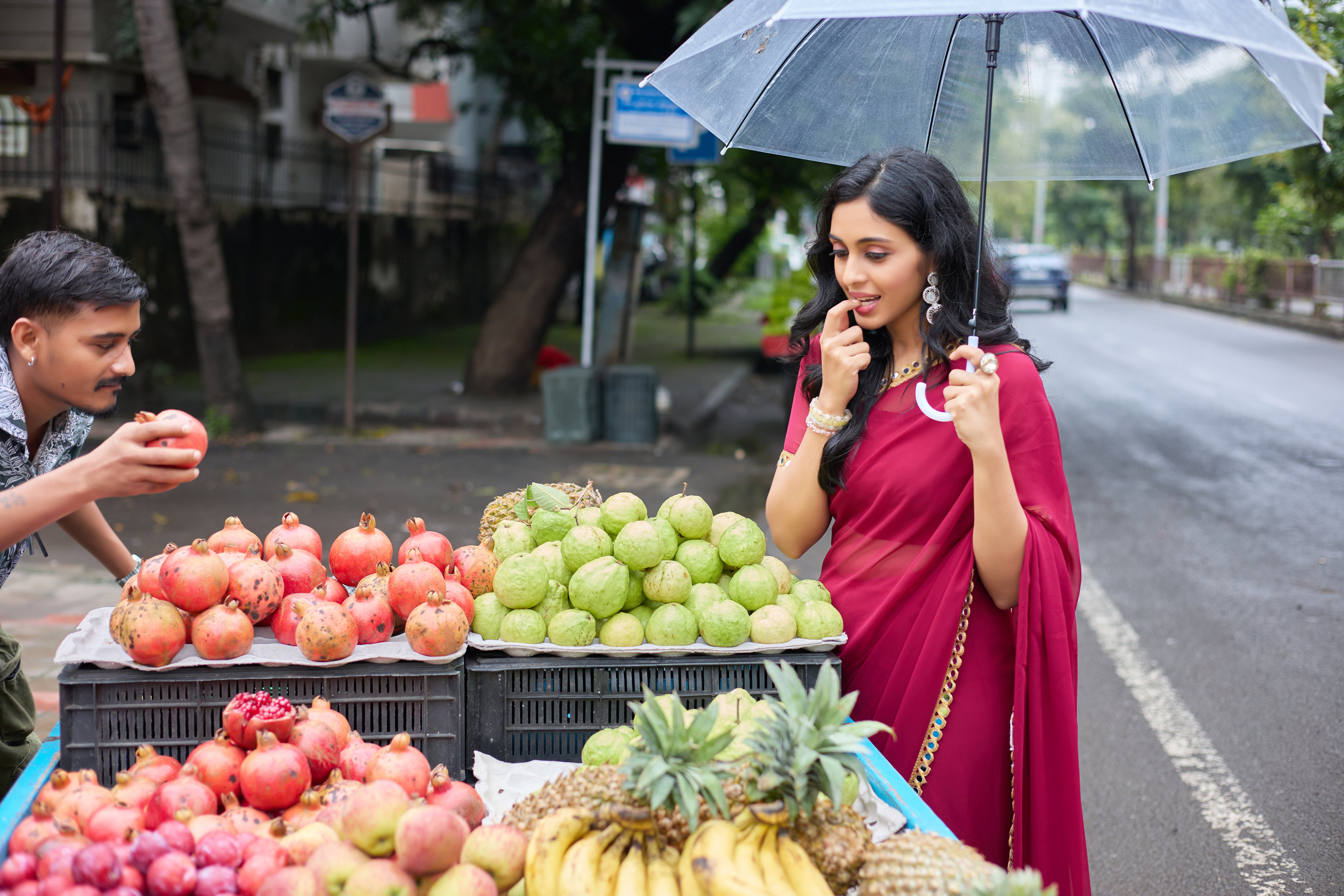 Graceful Charm Wine-Red Georgette Saree with Golden Border