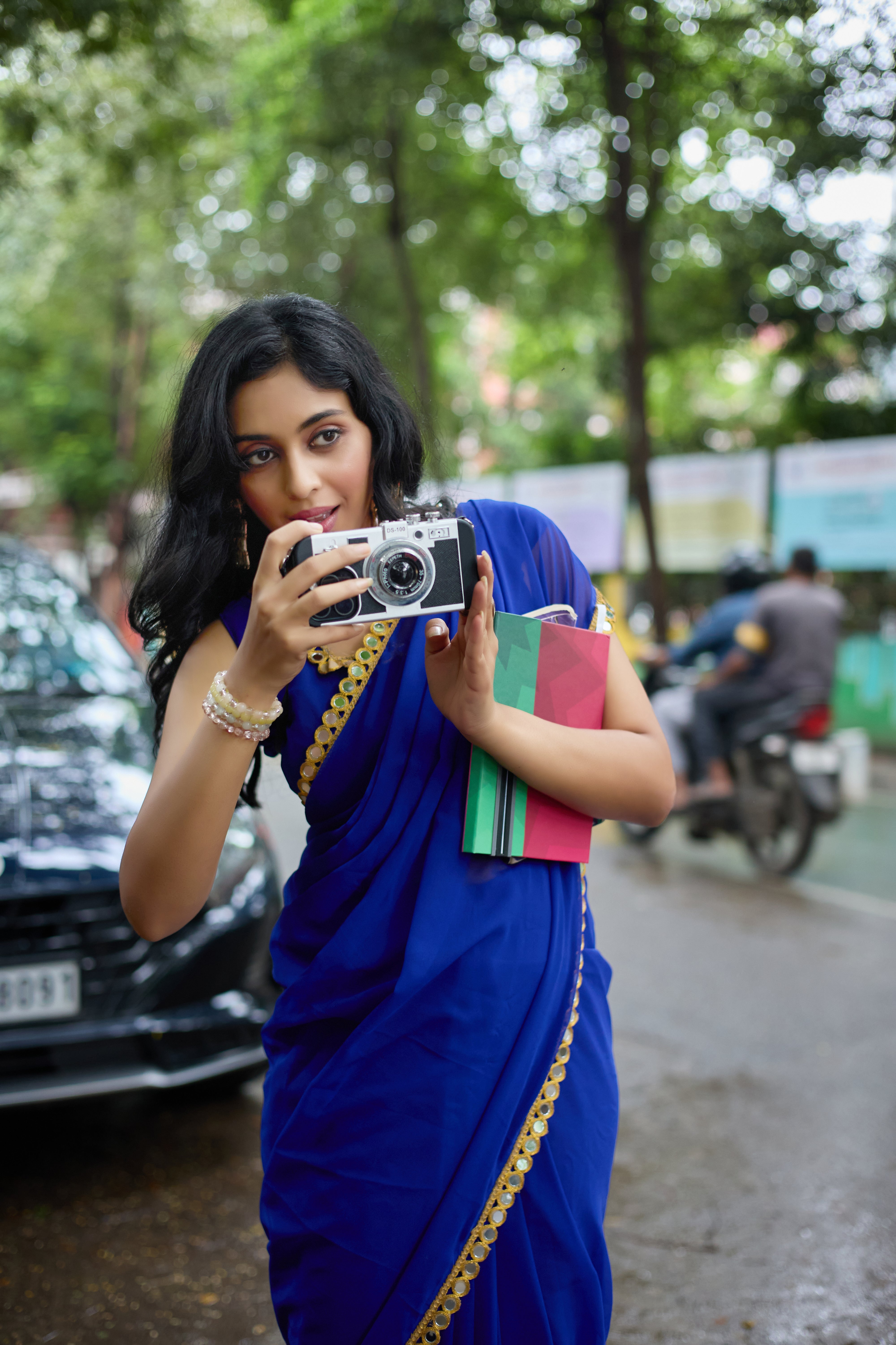 Midnight Muse Saree