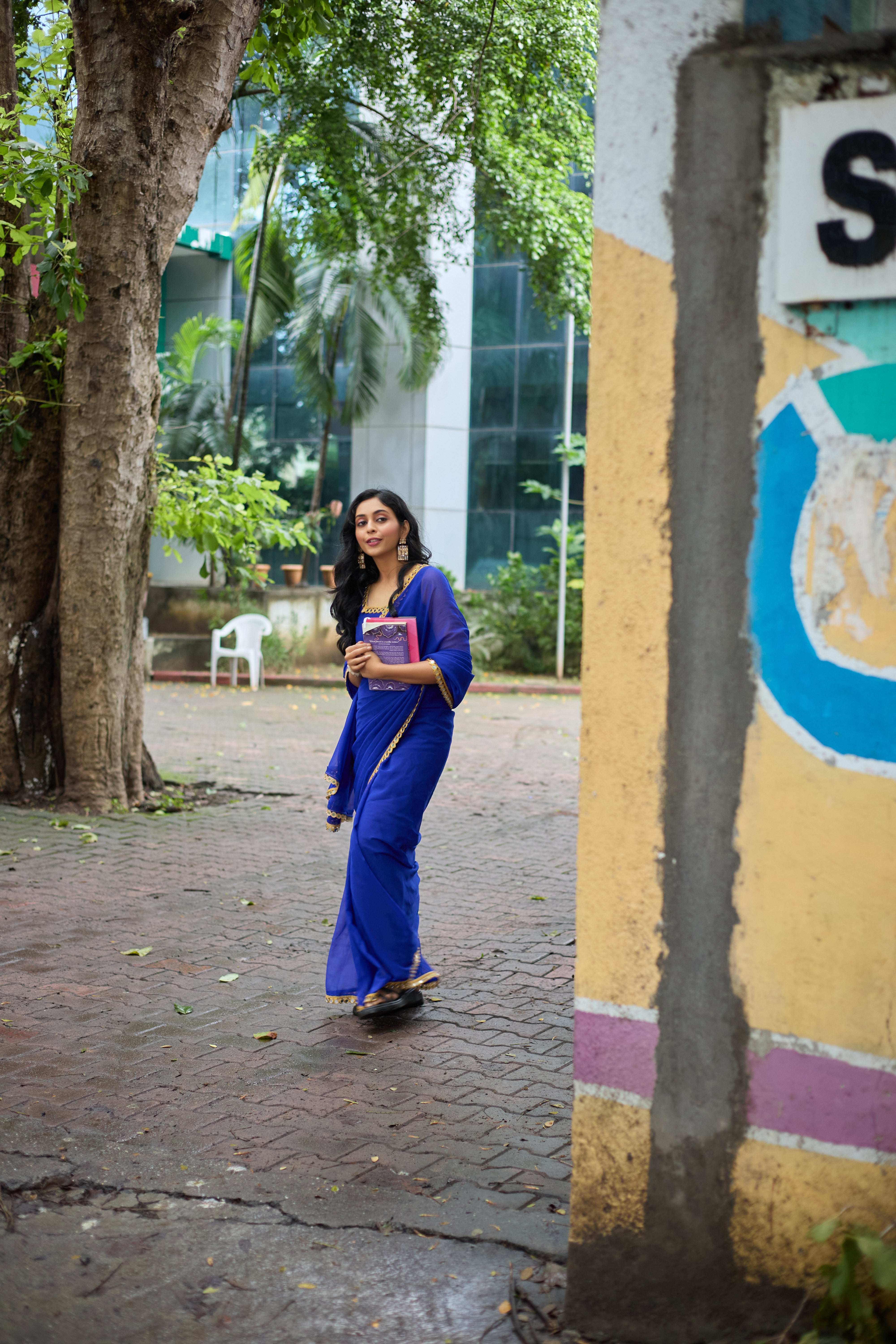 Midnight Muse Saree