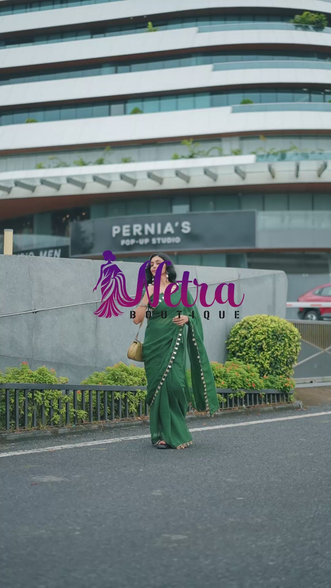 Emerald Grace Saree