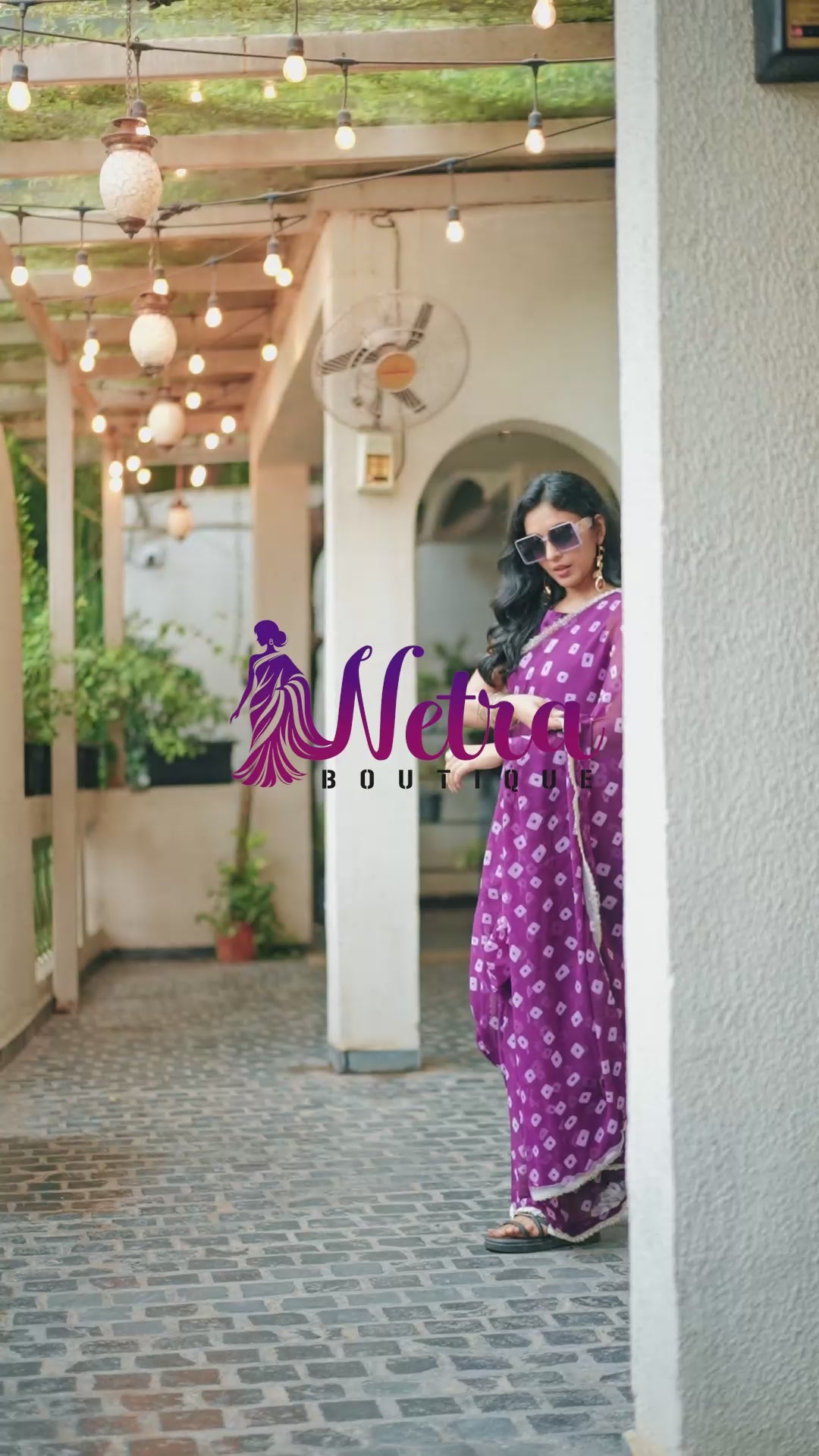 Violet Charm Saree