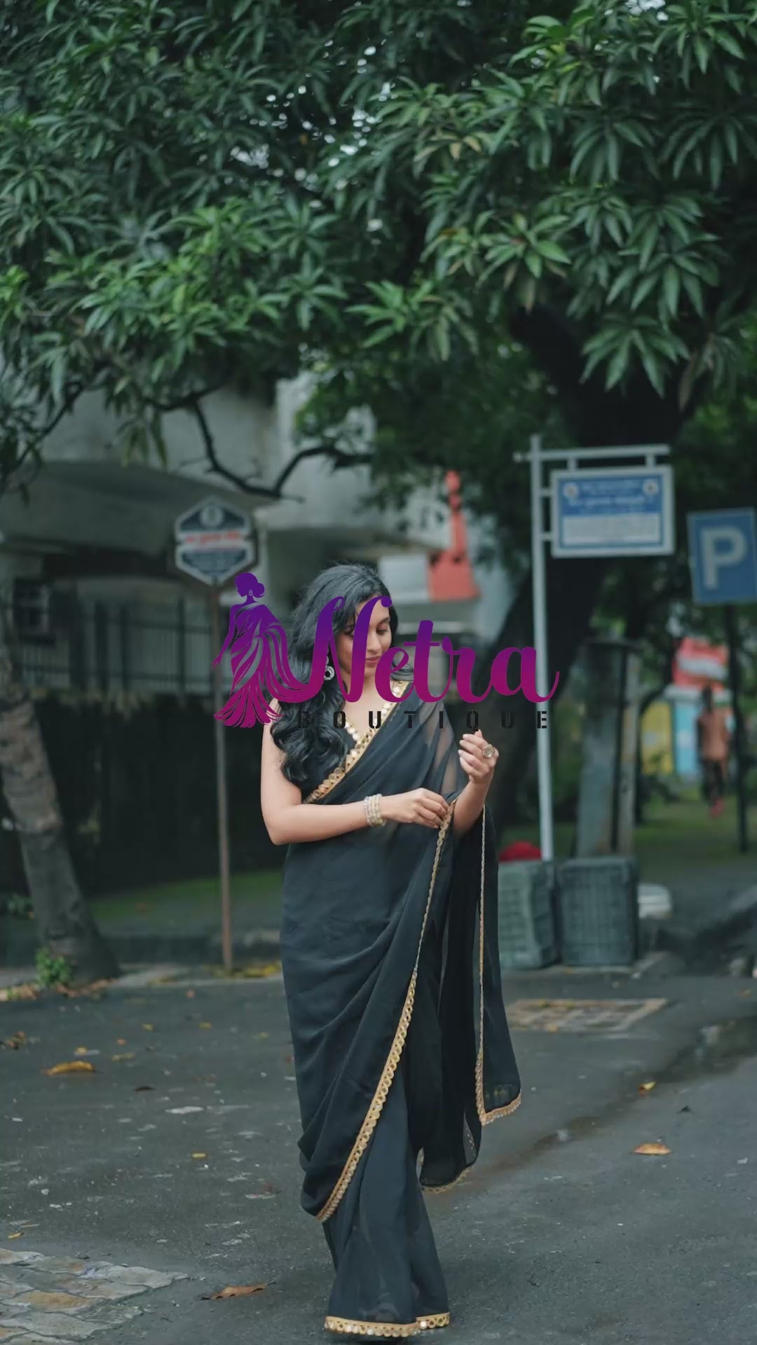 Emerald Poise Saree